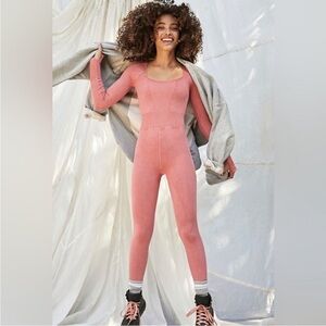 NWOT Free People Movement Good Karma Long Sleeve Onesie